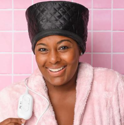 Chapeau Boucleur Vapeur Afro – Boucles Naturelles et Hydratées