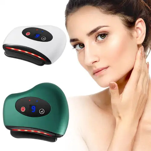 Gua Sha Électrique – Massage Facial pour Peau Raffermie et Éclatante