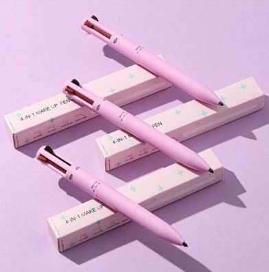Stylo Maquillage 4 en 1 - Correcteur, Anti-Cernes, Illuminateur, Contour