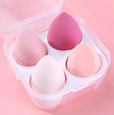 Éponge de Maquillage – Application Parfaite & Finition Naturelle (lot de 4)