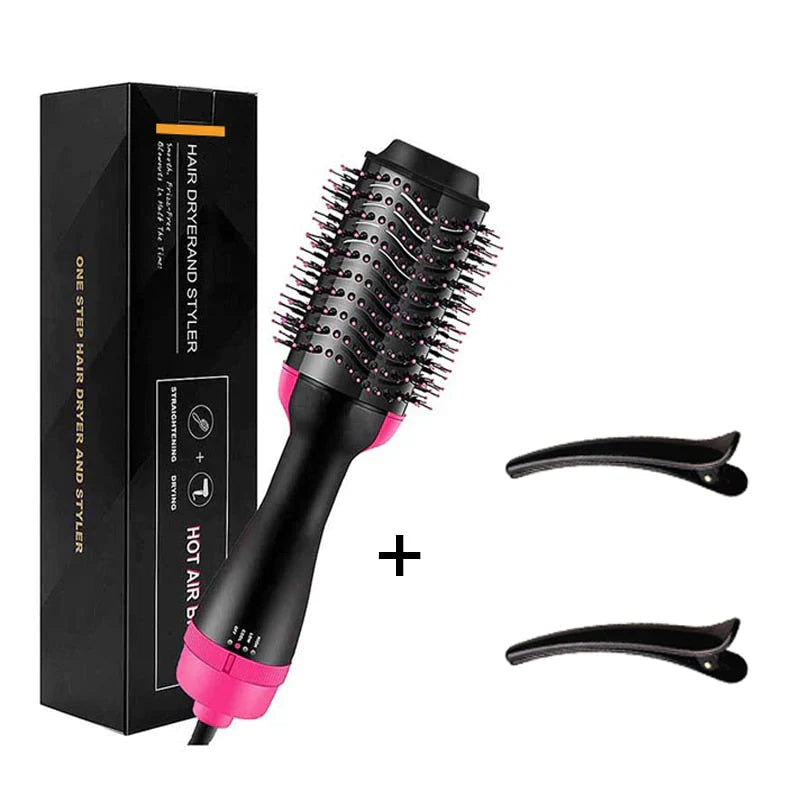 Brosse à Cheveux 3 en 1 – Chauffante, Démêlante et Lissante