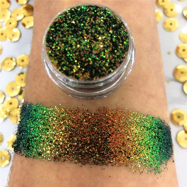Fard à Paupières Caméléon – Couleurs Changeantes & Effet Magique