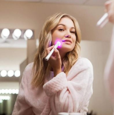 Stylo Luminothérapie LED Rouge & Bleu - Anti-Acné & Anti-Âge Professionnel