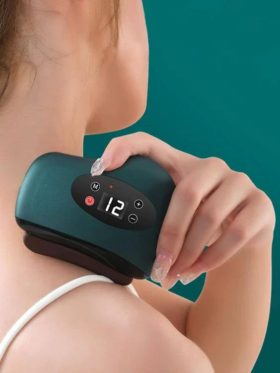 Gua Sha Électrique – Massage Facial pour Peau Raffermie et Éclatante