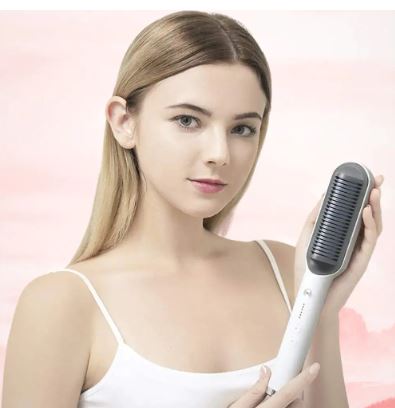 Peigne Lisseur à Cheveux – Lissage Professionnel Rapide et Doux