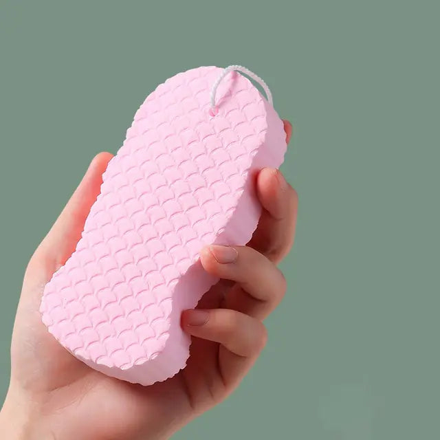 Éponge de Bain Exfoliante –Peau Douce et Éclatante
