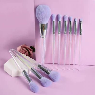 Set de Pinceaux de Maquillage Violet – Qualité Professionnelle (10pcs)